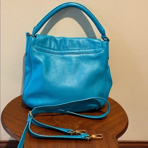 Marc JacobsSatchelshoulder/Crossbody bagleatherturquoise Brass Hardware